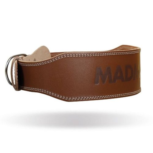Súlyemelő öv, Madmax, Full Leather Chocolate Brown, bőr, barna